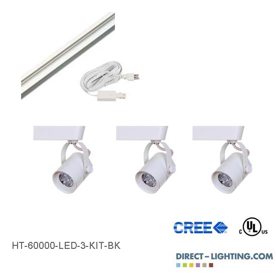 LED Track Lighting Kit White