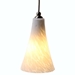 DPN-24-6-WHP White Colored Bell Shaped Glass Pendant Light 