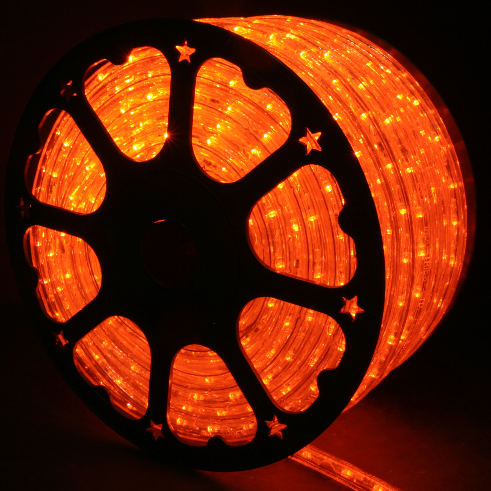 LED Blitzleuchte orange 4 LED's