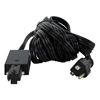 H System Single Circuit 18FT Plug-in Power Cord Connector 50088 Black