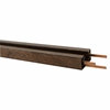 120V H System 4ft Single Circuit Straight Track Brown