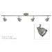 4-Light Bar Track Lighting Kit D168-44-MBS - D168-44-MBS-BS