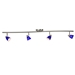 4-Light Bar Track Lighting Kit D268-44C-BS-BLS - D268-44C-BS-BLS