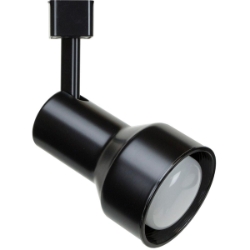 R20 LED Track Lighting Fixture 3K Warm White - Black - Front View - 50008-LR20-BK