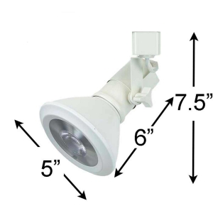 PAR38 LED 18W 3K Warm White Track Lighting Fixture 50047-L38-3K-WH