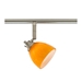D168-66-BS-AMF 6-light Bar Light, Brushed Steel finish with Amber Fire glass shades
