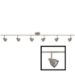D168-66-BS-MBS 6-light Bar Light (Brushed Steel / Metal Mesh Brushed Steel)