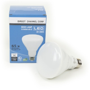 8.5W LED BR30 Light Bulb 3000K Warm White  BR30 LED Bulb, LED Bulbs, Light Bulbs, BR30, LED,  Warm White, 3000K, LB-3005-3K