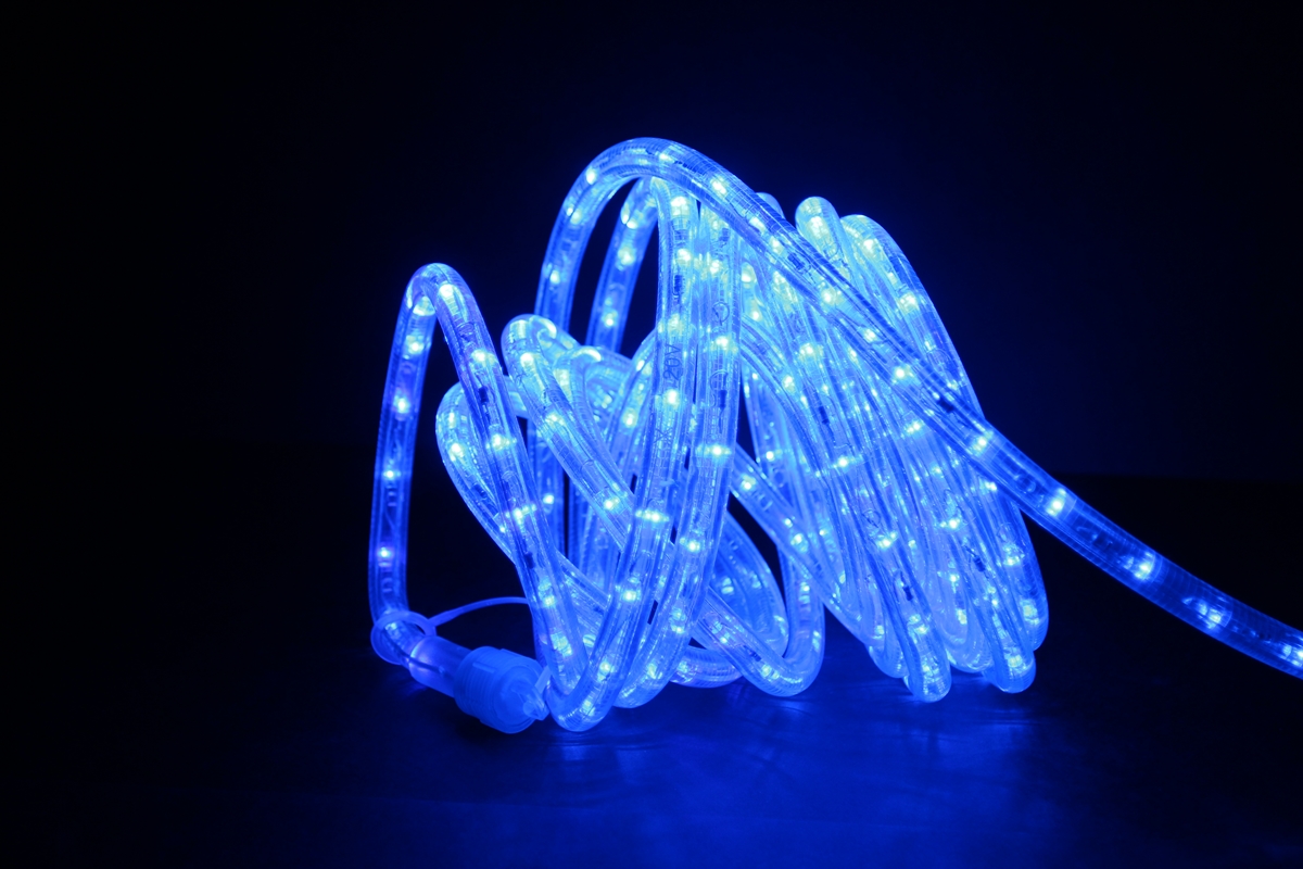 Blue Rope Lights LED 24'