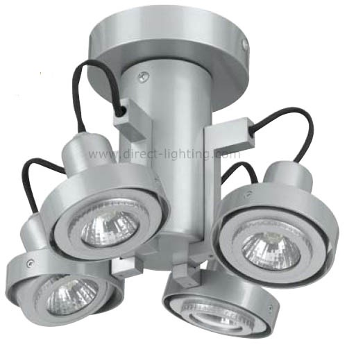 Line Voltage Track Lighting Painted Silver