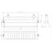 Compact Fluorescent Track Lighting Fixture 50078 - 50078-HT-WH
