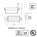  Compact Fluorescent Track Lighting Fixture 50079 Specification