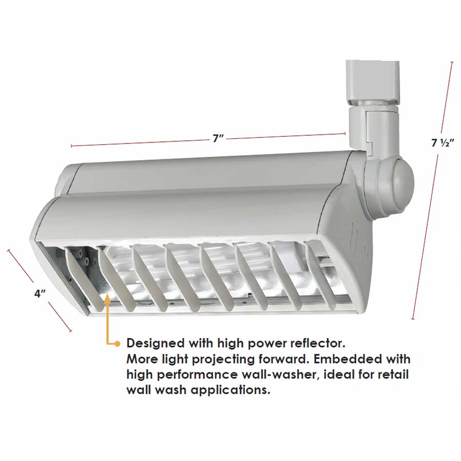  Compact Fluorescent Track Lighting Fixture 50079