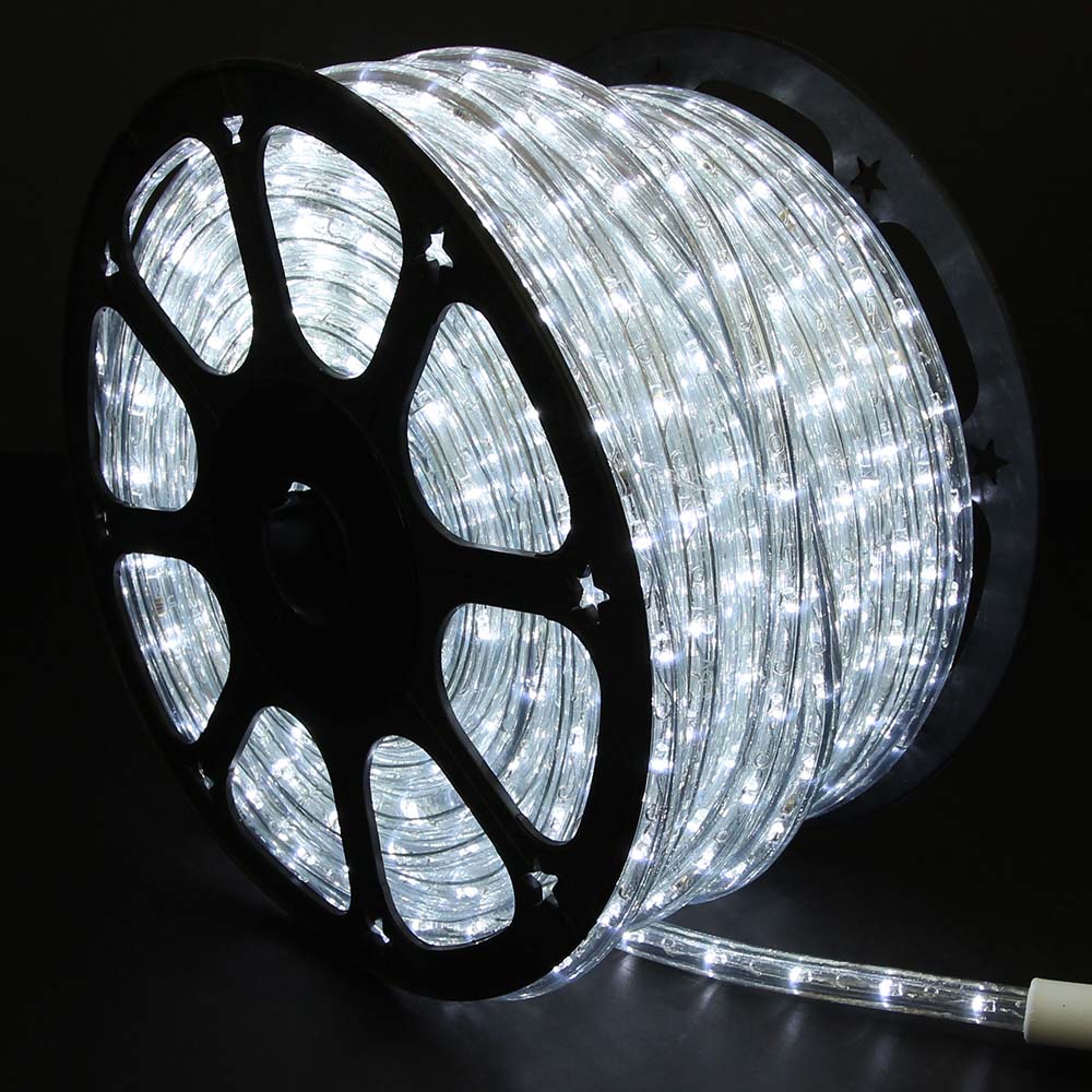 120 Volt Details about   Cool White LED Rope Light 148 Feet 