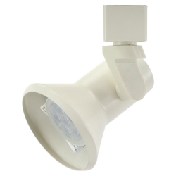 GU10 Flared Stepped Track Lighting Fixture 4080LED-WH