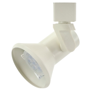 GU10 Flared Stepped Track Lighting Fixture 4080LED-WH