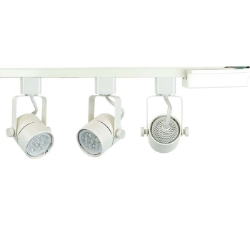 GU10 LED Track Lighting Kit 50163-3KIT-3K-WH LED Track Lighting Kit, White, GU10, LED, Track Lights, Kits, Track Fixtures, 3K, 50W Halogen, White, 50163-3KIT-3K-WH