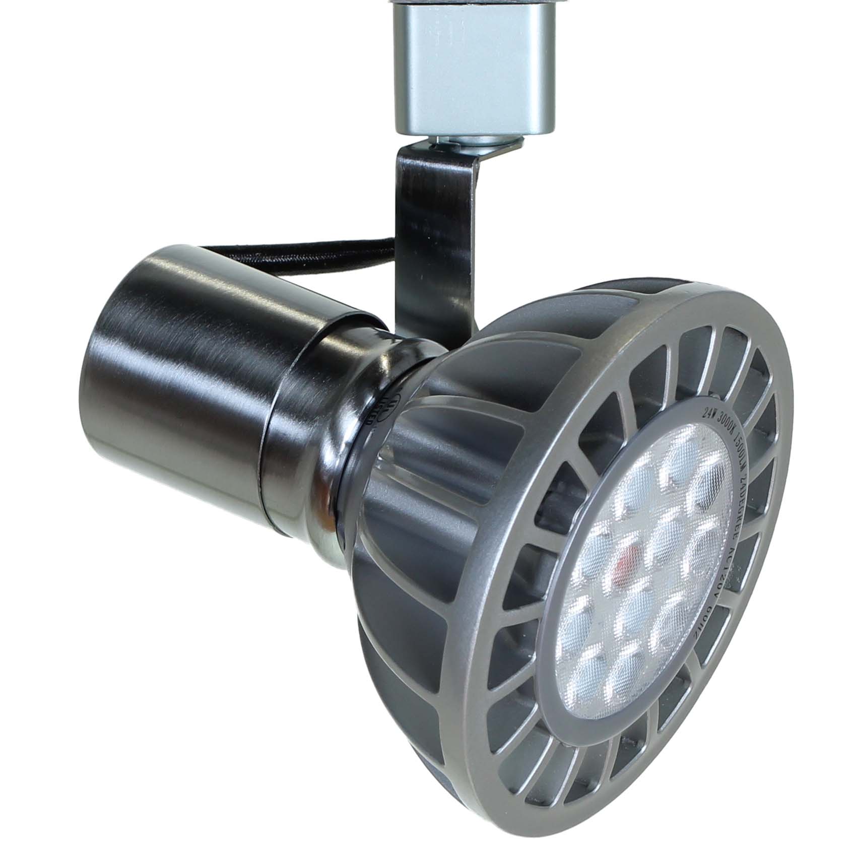 Led Bs Light Shop 50047-P38-LED Brushed Steel Track Lighting Fixture - Direct ...