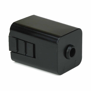 J System 120V Line Voltage Track Pendant Adapter 50123 - Black