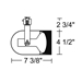 Juno Trac-Master Round Back Cylinder BR30/PAR30L T327 Specification
