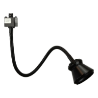 LED 18-Inch Gooseneck Track Lighting Fixture 4018LED-BK Gooseneck LED Track Lighting Fixture, Track Fixtures, LED Track Head, Bendable Track Lights, Retail Store Lighting, Ceiling Lighting, General Lighting,Dimmable Led Track Lighting,  LED Track Fixtures, LED Track Lights, Energy Saving,257,50022, 4018LED