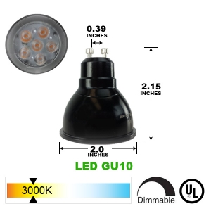 LED Light Bulb LB-6003-BK-3K LED Bulbs, LED GU10, LED Light Bulbs, CREE Chip Bulbs, Energy Saving Bulb, Light Bulb, LB-1003-BK-3K