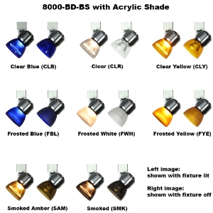 LED Track Lighting Fixture 8000-BD-BS-ACRYLIC  Dimmable Led Track Lighting, LED Track Lighting, LED Track Fixtures, LED Track Lights, Energy Saving, 8000-BD-BS