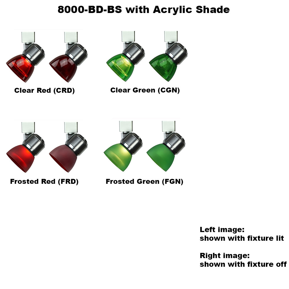 Shop LED Track Lighting H or J Typed ETL Listed 8000-BD-BS Direct ...