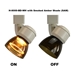 LED Track Lighting Fixture 8000-BD-WH-ACRYLIC - 8000-BD-WH-ACRYLIC-HT-WH/SH-CLB