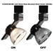 LED Track Lighting Fixture 8000-BH-BK-METAL with ME-BS Shade