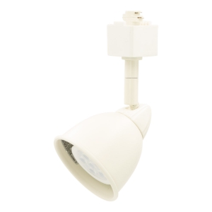 GU10 LED Track Lighting Fixture White 4081-WH Front View