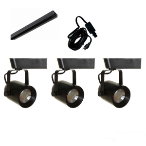 LED Track Lighting Kit HT-60088-3KIT-BK Black Dimmable LED Track Lighting, Track Lighting Kits, Track Lighting Systems, LED Track Lighting Kits, LED Track Lights, LED Track, LED Track Light, LED Luminaries, LED Spot Light, LED Track Head,HT-60088-LED-KIT
