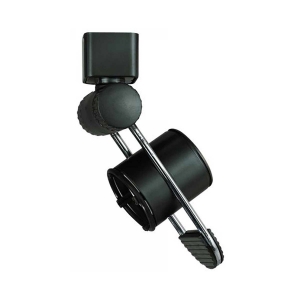 120V E26 Medium Base Track Lighting Fixture 50002-BK Black - Accepts PAR 20 / PAR30/ PAR38 Halogen or LED lamp