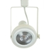PAR38 Rear Loading Gimbal Ring Track Lighting Fixture 50161 White Front View