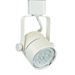 GU10 Track Lighting Fixture 50W 120V White 50163-WH ( shown with LED bulb - not included)