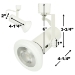 Line Voltage Track Lighting Fixture HTW-9007 - HTW-9007-WH