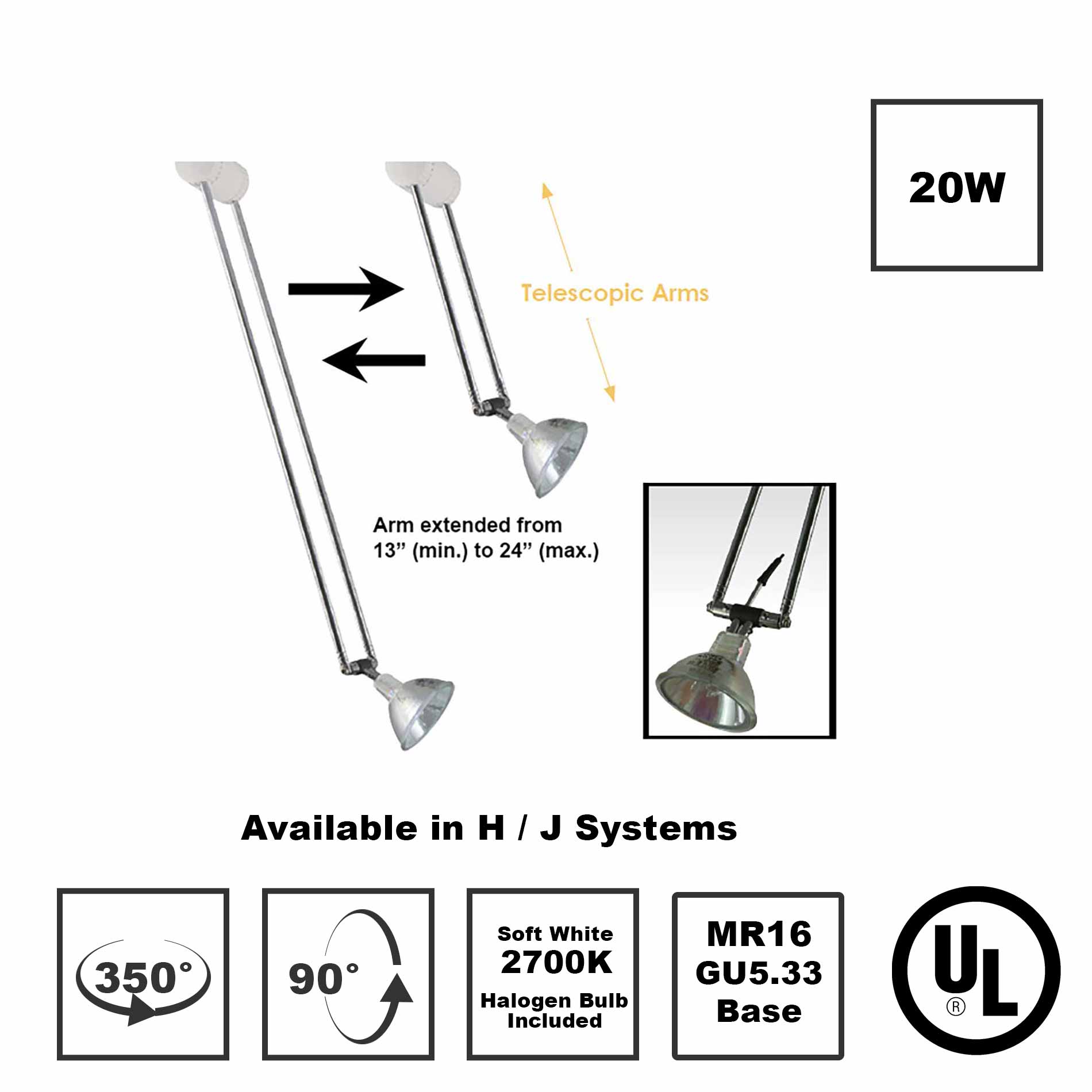 Low Voltage Track Lighting Fixture 236A, Track Lighting Kits. In Stock ...