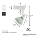 Low Voltage Track Lighting with Metal Mesh Cone Shade White