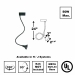 24” Bendable Gooseneck Display Track Lighting 50022 Specification