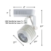 Low Voltage Track Lighting Fixture 50024