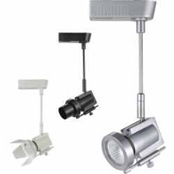 Low Voltage Track Lighting Fixture with 6" Extension Stem 50037