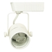 MR16 Track Lighting Cylinder Fixture 50164 White (WH) Front View