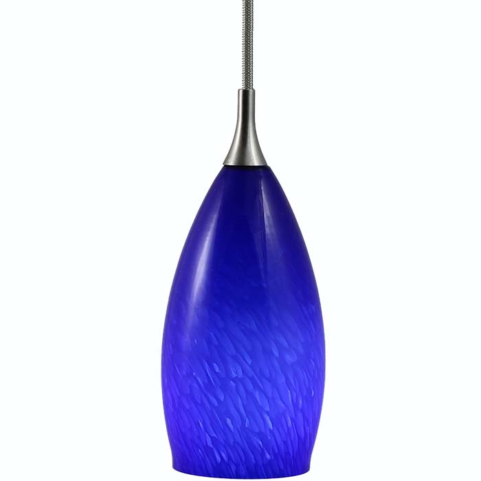 Teardrop Glass Pendant Lighting DPN-30-6-BLUE Direct-Lighting.com
