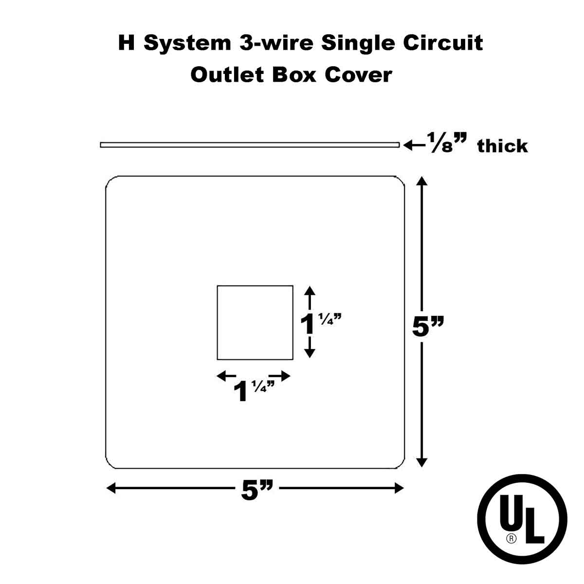Output Box Cover Outlet box cover