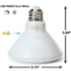 PAR30 LED Light Bulb 11W 4000K Cool White - White Finish  PAR30 LED Bulb, LED Bulbs, Light Bulbs, PAR30, PAR, LED,  Cool White, 4000K, LB-3001-WH-4K