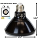 PAR30 LED Light Bulb 13W 3000K Warm White - Black Finish  - LB-3001-BK-3K