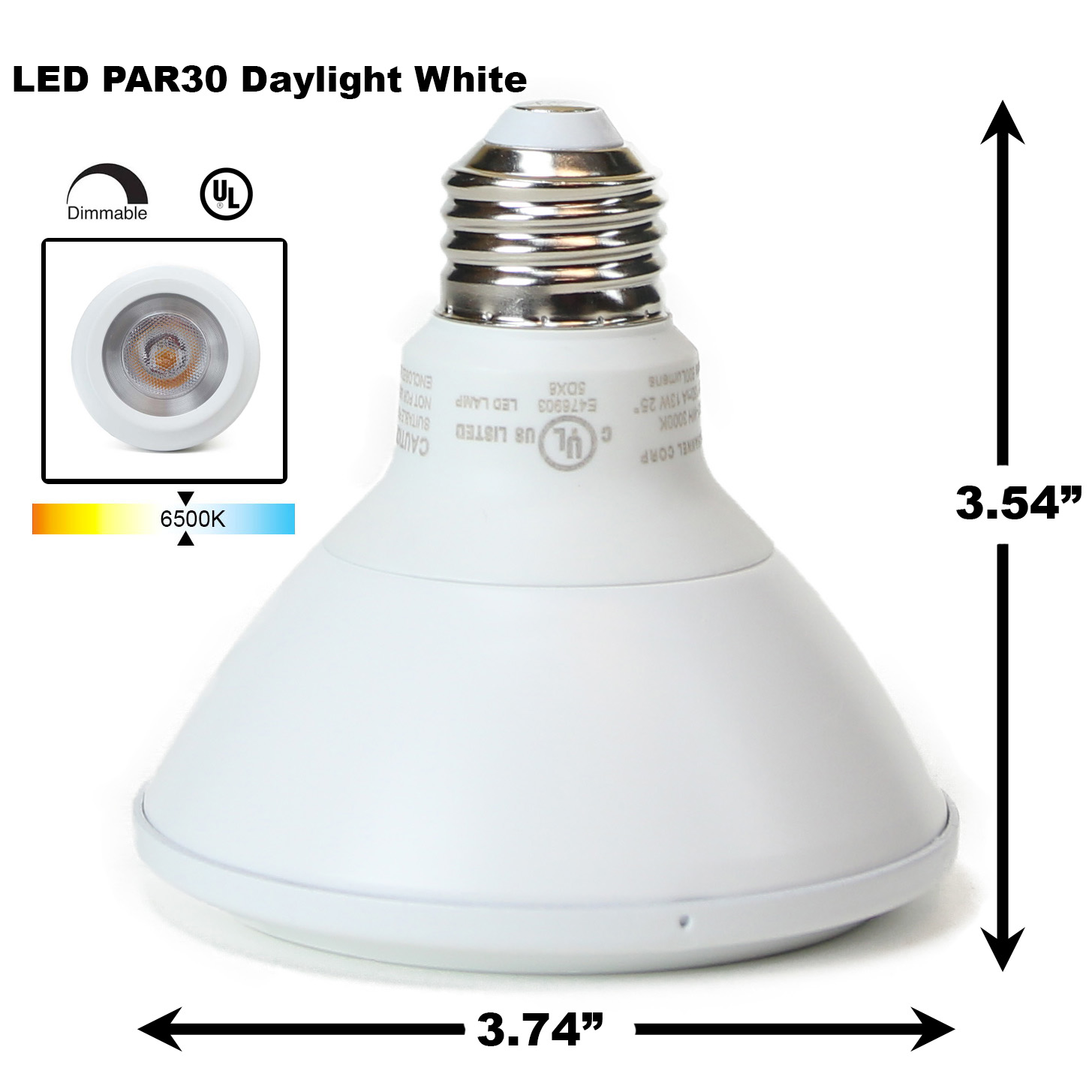 Wierook Zilver Voorbereiding Buy PAR30 LED Light Bulb 13W 3000K. In Stock & Fast Ship - Direct-Lighting .com