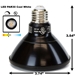 PAR30 LED Light Bulb 13W 4000K Cool White - Black Finish - LB-3001-BK-4K