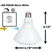 PAR38 LED Light Bulb 18W 3000K Warm White - White Finish   - LB-3002-WH-3K