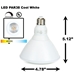 PAR38 LED Light Bulb 18W 4000K Cool White - White Finish  - LB-3002-WH-4K